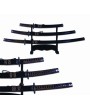 Golden Crackle Lava Samurai Sword Set - Legendary Collection
