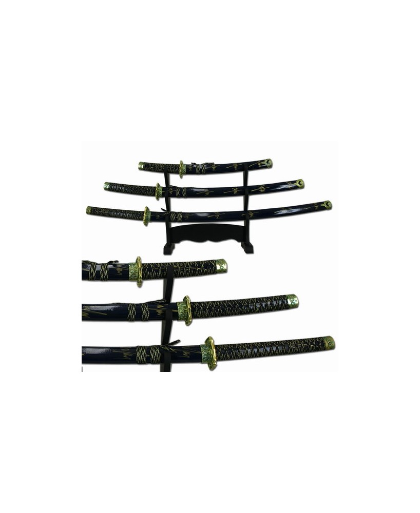 Bumble Bee Master Samurai Katana Sword Set - Perfect Collector's