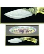 Etched Blade Elephant Knife - Collector's Item
