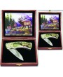 Canadian Elk Masterful Design Box Knife - Collectible Artistry
