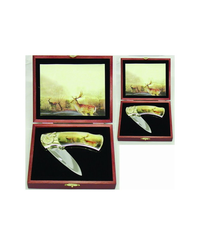 Spotted Deer Stainless Steel Knife: Collector's Delight