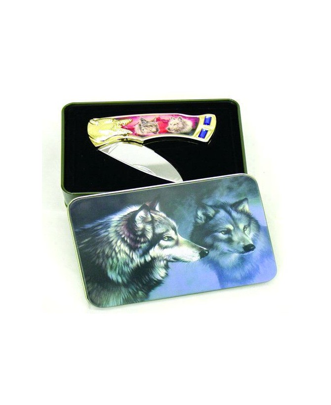 Red Ridge Wolf Pocket Knife - Wilderness Companion