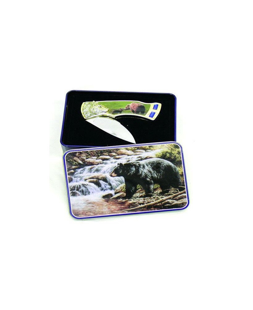 Grizzly Bear Stainless Steel Pocket Knife