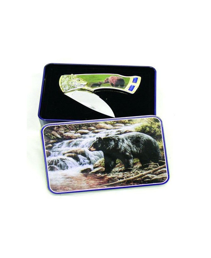 Grizzly Bear Stainless Steel Pocket Knife