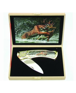 Siberian Tiger Folder Knife - Premium EDC Blade