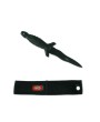 Black Spider Boot Knife - Stainless Steel Blade