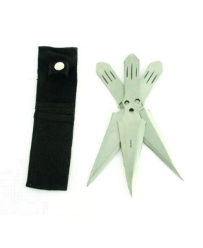 All Metal Master Stainless Steel Throwing Knife Set