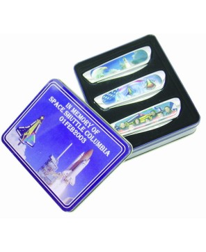 Distinctive Design Space Shuttle Knife Set