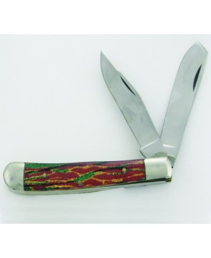 Forest Guardian Camo Pocket Knife - Stainless Steel Blade