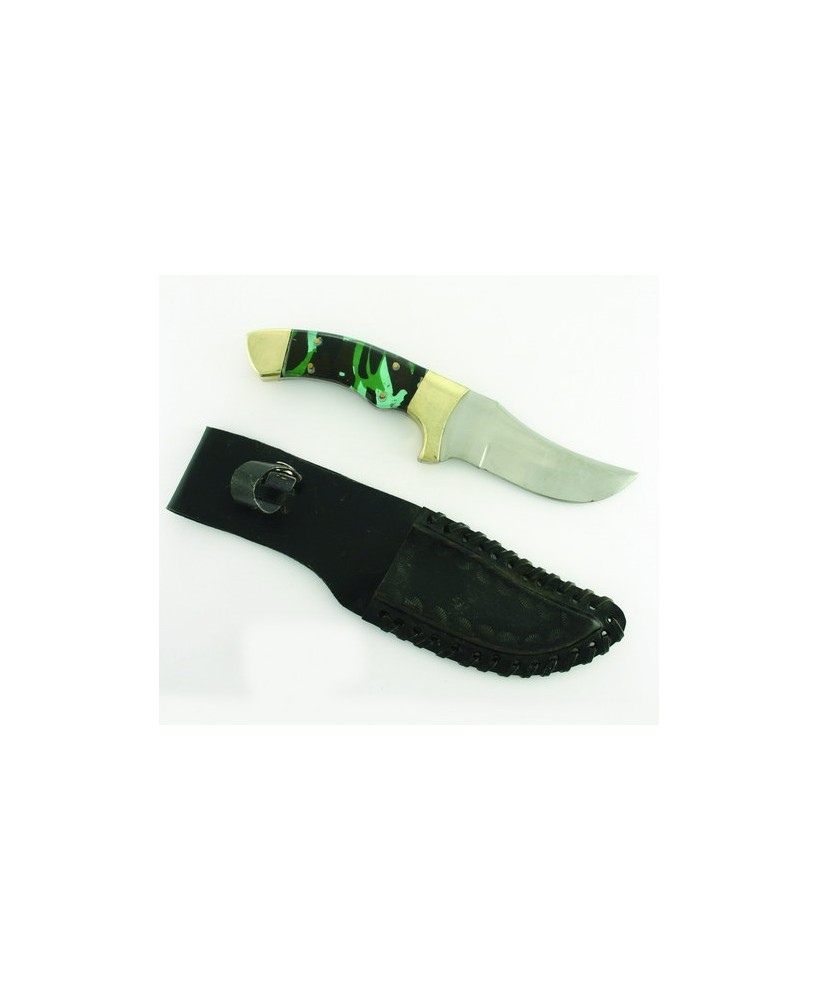 Wilderness Camo Hunter Knife - Stainless Steel Blade