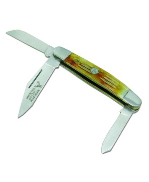 Compact Muskrat Folder Knife - Colorwood Handle & Stainless Steel Blad