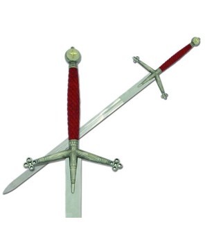 Royal Red Claymore Stainless Steel Sword