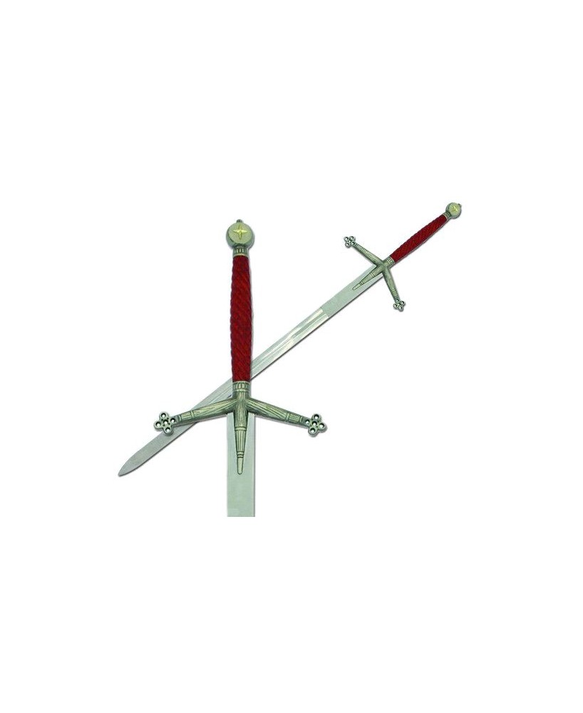 Royal Red Claymore Stainless Steel Sword