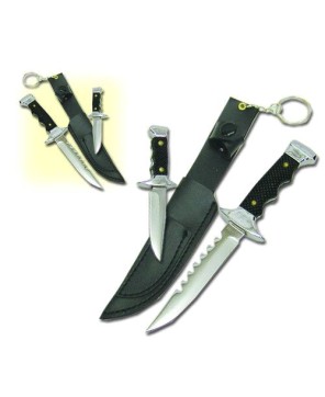 Compact Stainless Steel Keychain Knife