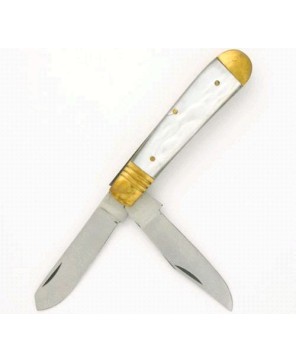 Sophisticated Pearl Silver Pocket Knife