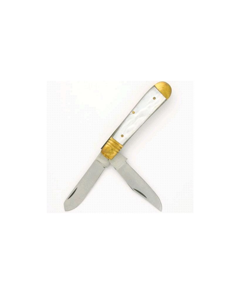 Sophisticated Pearl Silver Pocket Knife