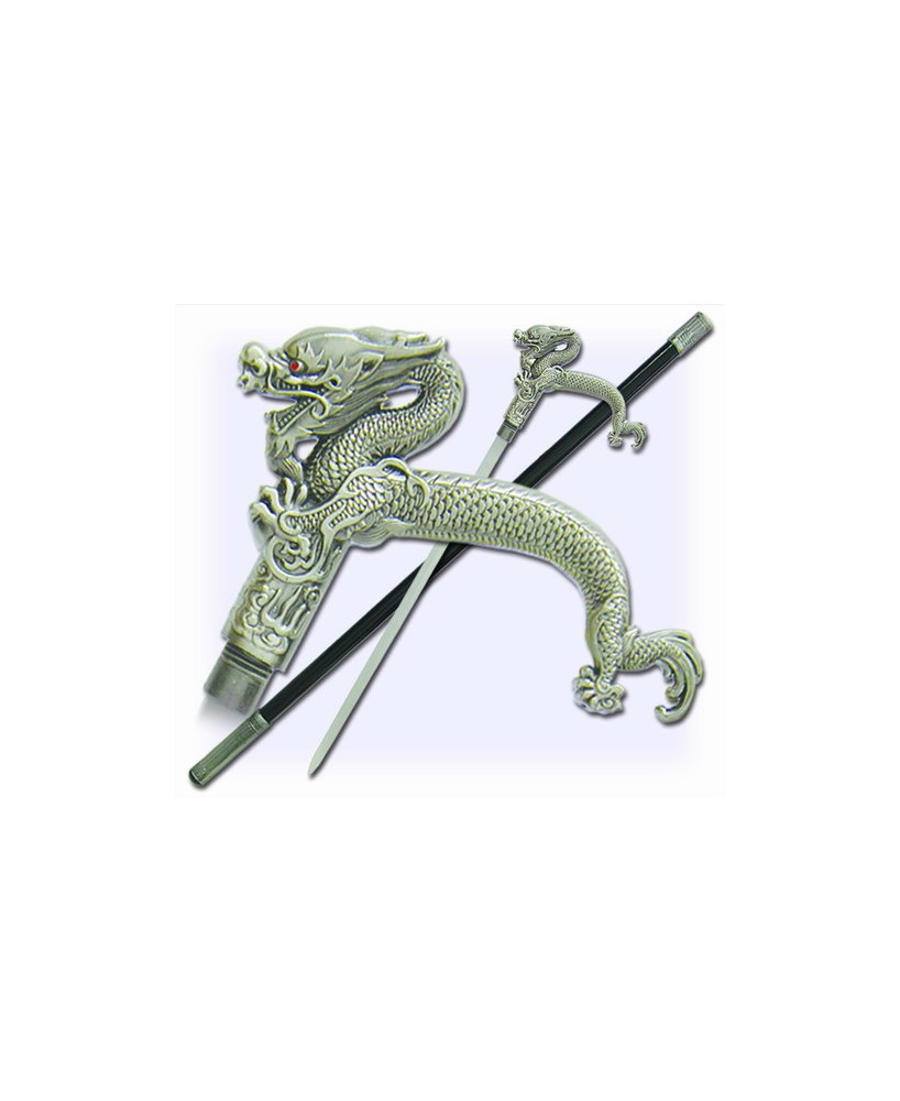 Majestic Dragon Cane Sword - Crafted Masterpiece