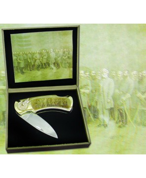 Robert E. Lee & Generals Collectible: Stainless Steel Blade, Inlay Han