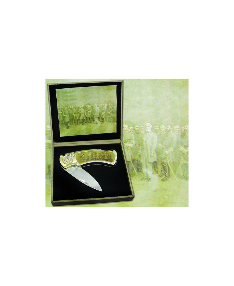 Robert E. Lee & Generals Collectible: Stainless Steel Blade, Inlay Han