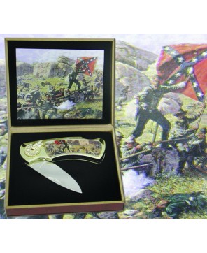 Chancellorsville Battle Knife Replica - Authentic Design Inlay Handle