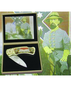 Exquisite Lt. General N.B. Forest Collectible Knife - Premium Blade