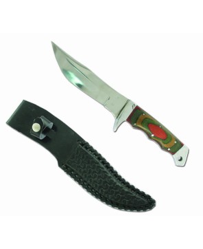 Colorwood Hunter Knife - Premium Stainless Steel Blade