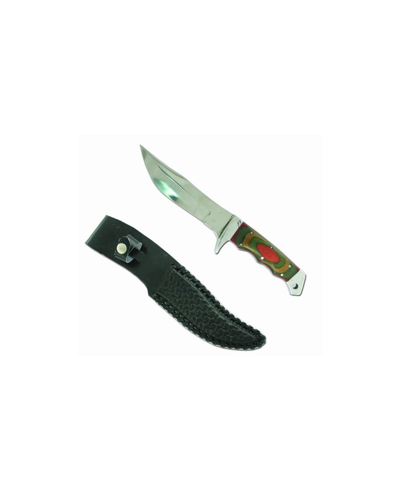 Colorwood Hunter Knife - Premium Stainless Steel Blade