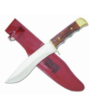 Wilderness Defender Stainless Steel Bowie Knife - High-Quality