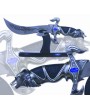 Wolfs Head Blue Jewel Dagger