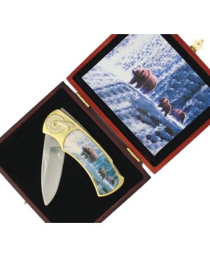 Brown Bear Pocket Knife