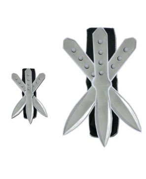 3-PC ALL METAL THROWING KNIFE SET