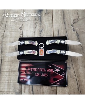 Heritage Collection Civil War 4-Piece Set - Stainless Steel Blades