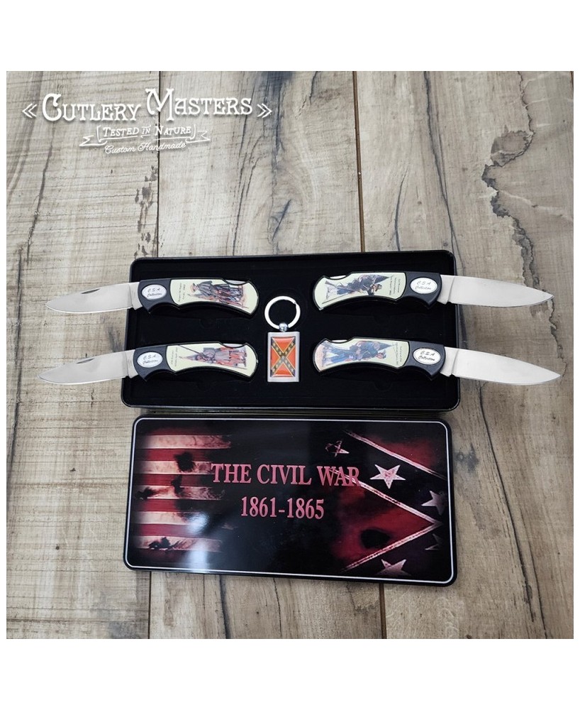 Heritage Collection Civil War 4-Piece Set - Stainless Steel Blades