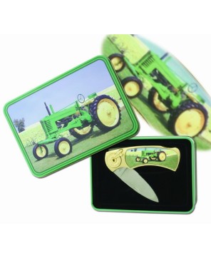 Tractor Tin Box Knife