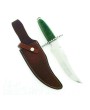 Emerald Handled Hunting Knife