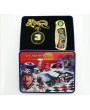 Racing Tin Box Knife w/Pocket Watch