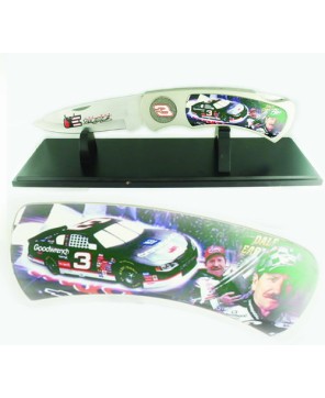 GIANT 17" Display Racing Pocket Knife w/stand