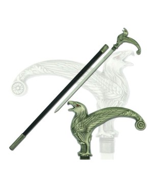 Red Eye Hawk Cane Sword