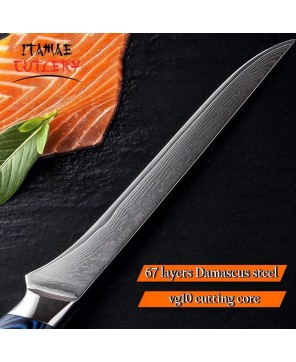 Japanese Damascus Steel Boning Knife - Top Quality Cutlery