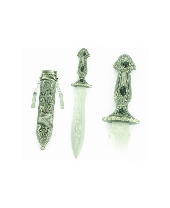 Elegant Black Jeweled Dagger