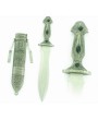 Elegant Black Jeweled Dagger