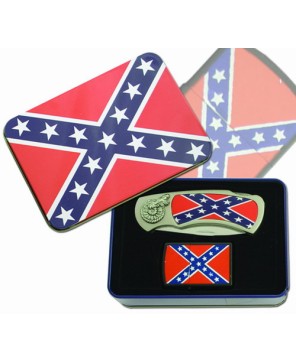 rebel flag w/ lighter