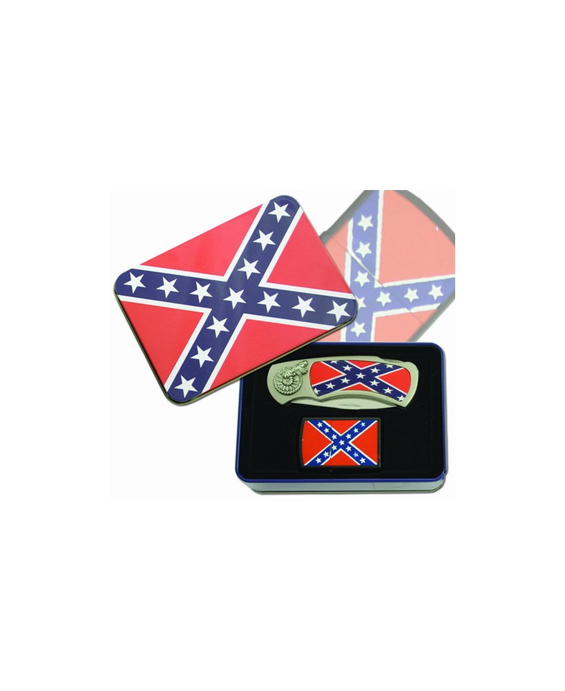 rebel flag w/ lighter