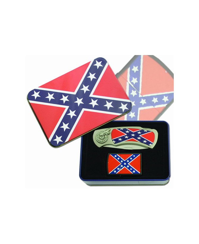 rebel flag w/ lighter