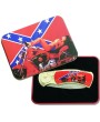 Confederate Biker Girl Box Knife