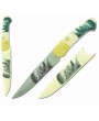 Indian and Bear Stainless Steel Knife - Unique Craftsmanship