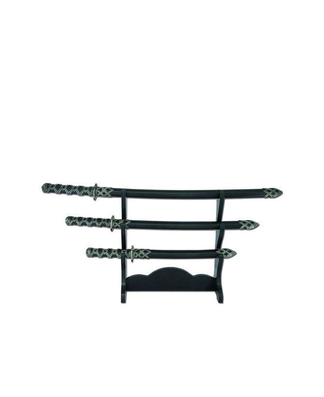 3pc. Sword Set w/ Diamond Design