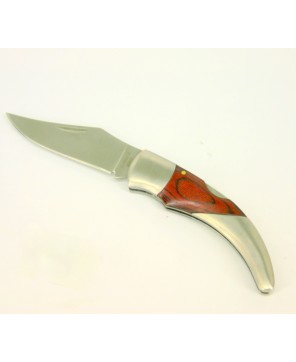 CURVED COLORWOOD POCKET KNIFE