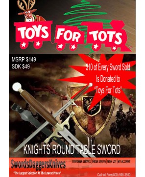 King Arthur Knights Round Table Sword - Legendary Collectible