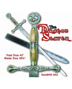 Dragon Slayer Stainless Steel Sword - Mythic Weaponry